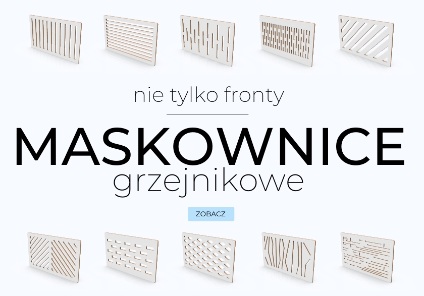 Maskownice grzejnikowe MDF TRESTONE